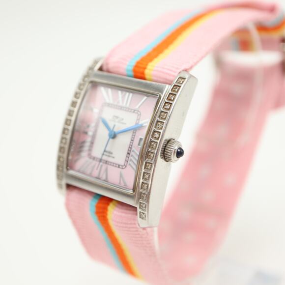 Daniel Steiger Moda Limited Edition Swiss Pink MOP 26mm Watch with New Battery - Picture 10 of 15